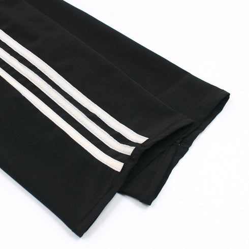 ADS Black Cotton jersey Trouser